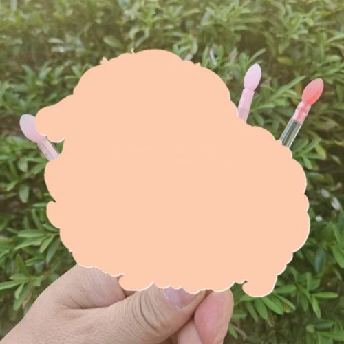 1 ud. Pincel de labios de silicona con punta suave y tapa antipolvo, herramienta de maquillaje diario y viaje para gloss