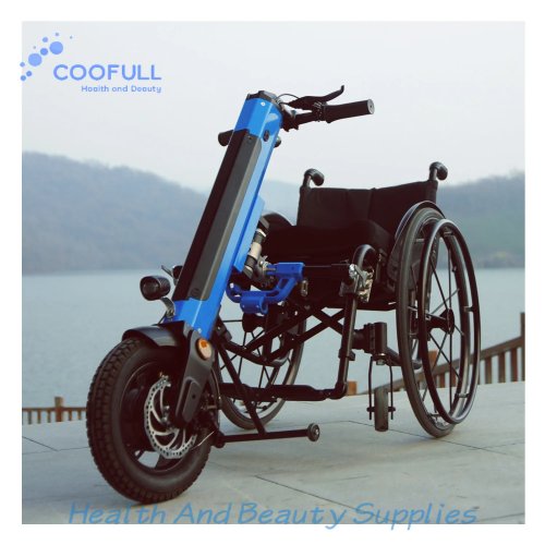 Coofull 12-Inch 350W Electric Handcycle Wheelchair Attachment – Wheelchair Conversion Kit