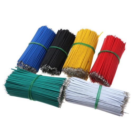 120PCS 24AWG Tin-Plated Breadboard Jumper Wires 8cm PCB Solder Cable 1007-24AWG