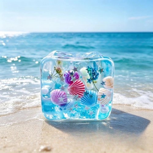 Jouet Squishy Slow Rising avec Coquillage Marin, Mochi Anti-Stress Sensoriel Fidget Toy Kawaii pour Adultes, Bureau