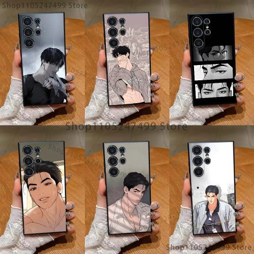 Softcase Silikon J-Joo J-Jaekyung Comics untuk Samsung S25, S24 Ultra, S20, S30 Plus, S22 Plus, S23, S30 Ultra 5G - Warna Hitam