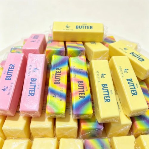 Butter Stick Squishy Stress Ball Fidget Toy – Crunchy Squeeze ASMR Anti-Stress Hand Relax Gift