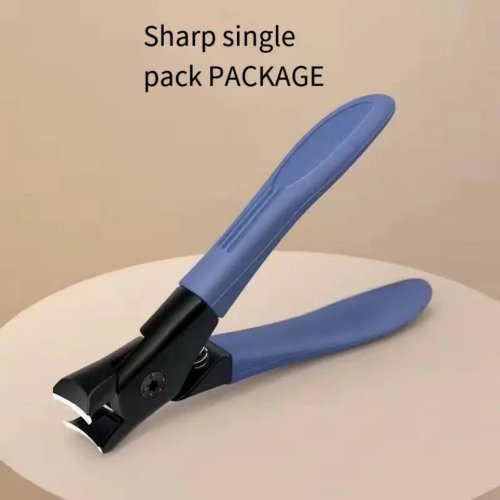 Large-Opening Nail Clippers for Thick Nails – Gray Durable Trimmer for Seniors & Home Use