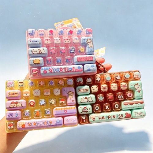 Keycap Fidget Clicker Sleutelhanger – Anti-stress Speelgoed