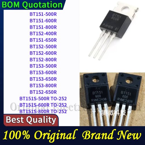 BT151 BT152 BT153 SCR Thyristor 400R 500R 600R 650R 800R S PC Shell