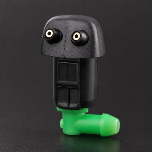 Windshield Washer Fluid Spray Nozzle, Anti-Corrosion Metal Replacement Water Jet for Car Washer System