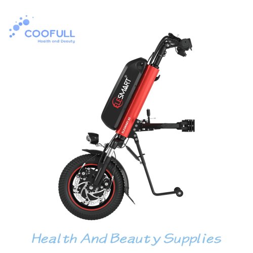 Coofull อุปกรณ์เสริมรถเข็นไฟฟ้าแบบไม่มีแปรงถ่าน A5, แบตเตอรี่ลิเธียม 36V, Handbike, ระยะทาง 50 กม., ดิสก์เบรกคู่สำหรับผู้พิการ