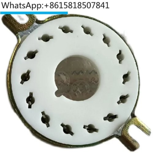 10pcs Ceramic 14-Pin Tube Socket for Oscilloscope Tubes 13SJ38J 7SJ32J 8SJ29J 8SJ31J