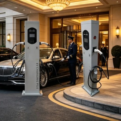 Cargador rápido DC portátil 20kW 30kW 40kW CCS2 Estación de carga móvil para vehículos eléctricos para emergencias en carretera