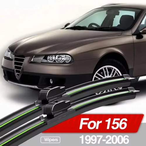 Front Windshield Wiper Blades for Alfa Romeo 156 1997-2006, 2pcs Set