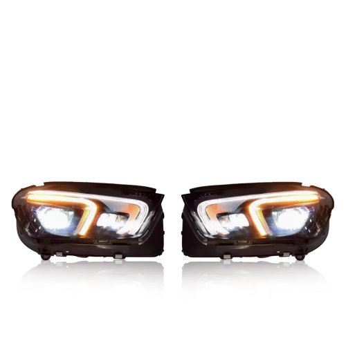 새로운 LED 헤드라이트 업그레이드 풀 헤드램프 메르세데스-벤츠 GLE W167 2019-2021 방향지시등 주간주행등 포함