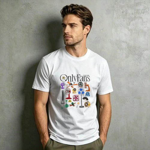 เสื้อยืดมีม OnlyFans ผู้ชาย สไตล์ฮาราจูกุ ผ้าคอตตอนแท้ ทรงโอเวอร์ไซส์ คอกลม แขนสั้น สตรีทแวร์