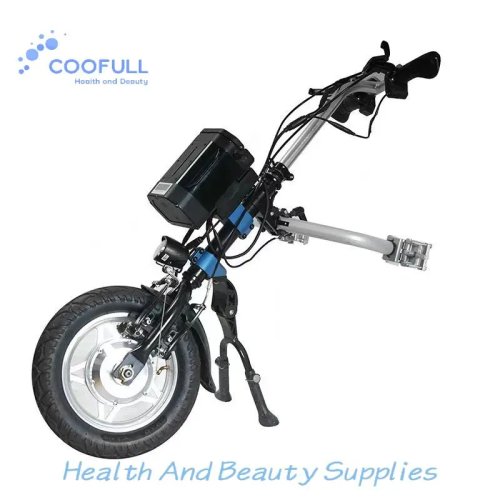 Coofull Lekki Elektryczny Handbike dla Wózka Inwalidzkiego, 12 Cali, 14 kg, Mocny Handcycle