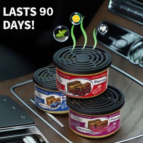Car Air Freshener, Long-Lasting Odor Eliminator, Solid Wood Block, Home & Car Aromatherapy Deodorizer