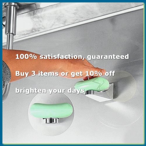Portasapone Magnetico da Parete, Portasapone per Bagno e Cucina, Facile da Usare