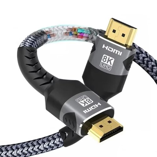 8K HDMI Cable, 4K@120Hz 8K@60Hz, 48Gbps, eARC HDR, for RTX 3080, PC, Laptop, TV Box, PS5