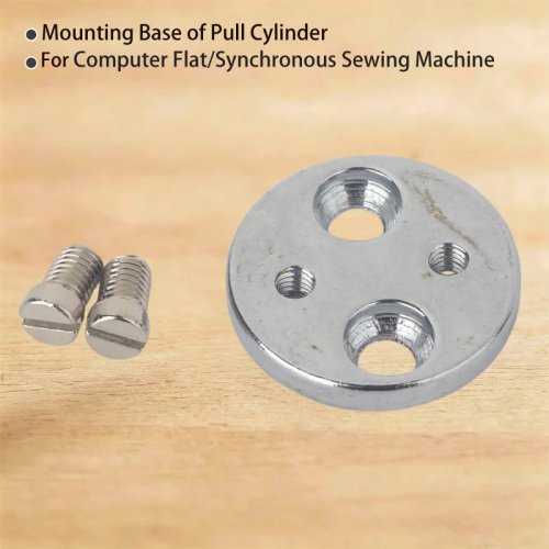 1PC Sewing Machine Pull Cylinder Mounting Base - Iron Plate Folder Slide Seat for Synchronous Sewing Machine