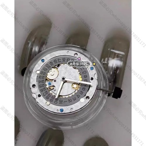 Dandong 3135 Automatic Mechanical Movement, Blue Hairspring, High Quality