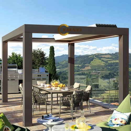 KAKADU 779 Waterproof Patio Pergola, Outdoor Garden Structure, Pergolas