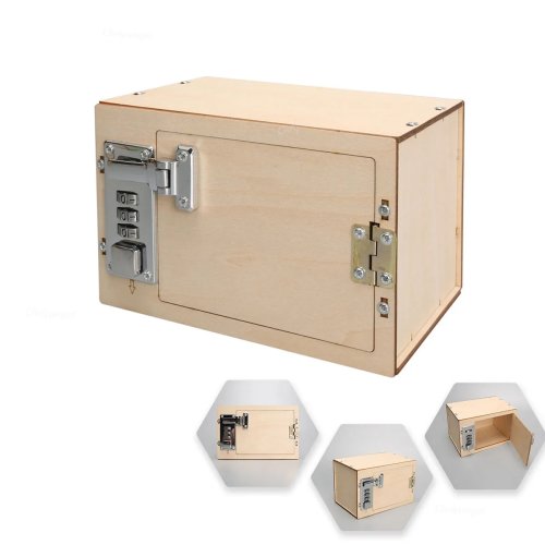 DIY Wooden Password Box for Kids - STEM Educational Science Experiment Kit
