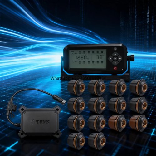 CXT 8/10/12/14 Wheel Truck & Trailer TPMS Tire Pressure Monitoring System with Multiple Sensors for Fleets