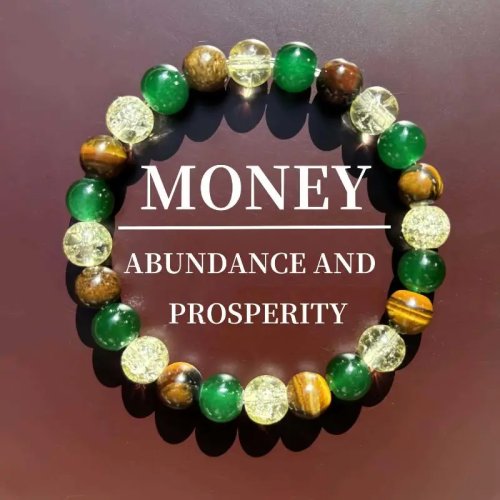 Pulseira Rich Money Mulher Boémia Pedra Olho de Tigre Natural Pulseira Tendência Presente Joalharia Férias