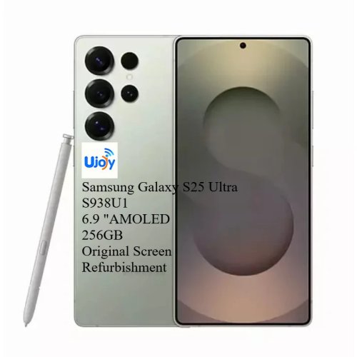 Samsung Galaxy S25 Ultra 5G S938U1 Factory Unlocked Refurbished - 6.9" AMOLED, 256GB, Snapdragon, NFC, Original Screen