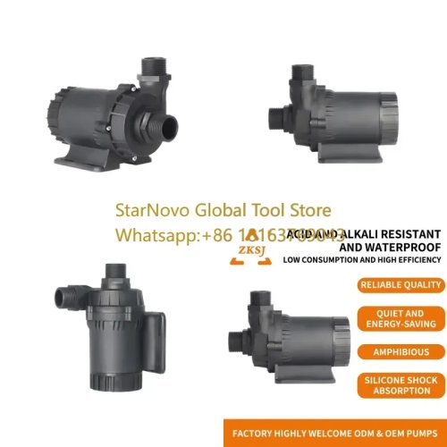 2026 New Solar Water Pump PPS High Pressure Pump for Irrigation Agriculture Marine Fountain Square