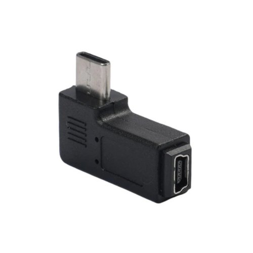 DXAB Mini USB Female to USB C Male Converter Adapter for Phone Laptop Digital Camera