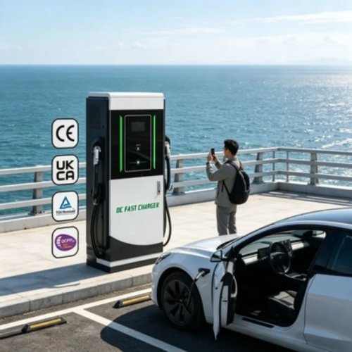 Caricatore EV AC 22kW Tipo 2 Wallbox OCPP 1.6J con Scheda RFID Schermo LCD 7 Pollici Stazione di Ricarica Intelligente per Casa
