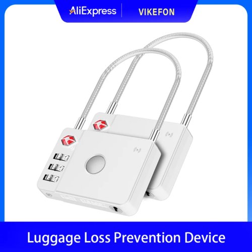 Kunci Koper 3 Digit Kombinasi yang Dapat Direset, Gembok Tahan Air Heavy Duty untuk Apple Find My