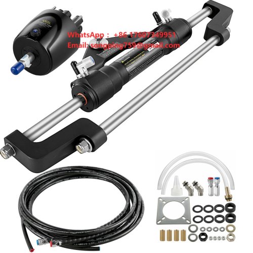 Bộ hệ thống lái thủy lực cho thuyền máy ngoài - Xi lanh và tay lái 300HP