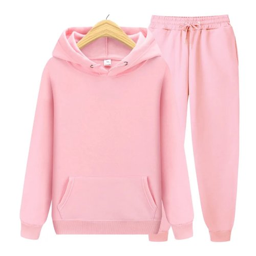Dames Set Effen Kleur Hoodie en Joggingbroek - Herfst Winter Hoodie Sweatshirt en Trainingsbroek