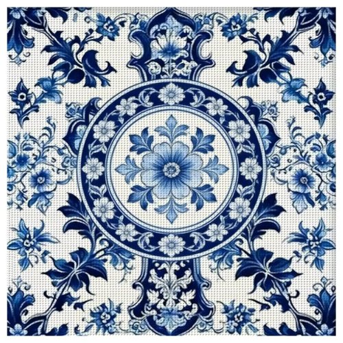 Kruissteekpakket met bedrukking 40x40 cm – DIY borduurset 11/14/16CT