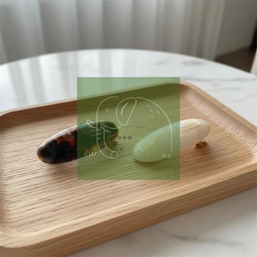 Fermagli per capelli retrò stile francese per donna – barette ovali in acetato eleganti, antiscivolo, per tutti i giorni, feste e matrimoni