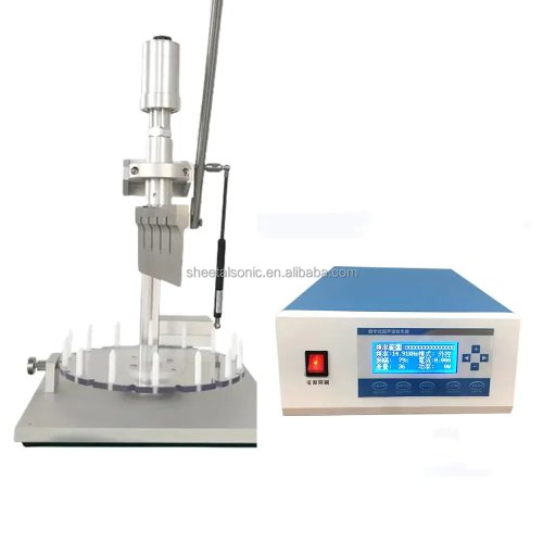 Semi-Automatic Ultrasonic Food and Rubber Cutter with Titanium Blade