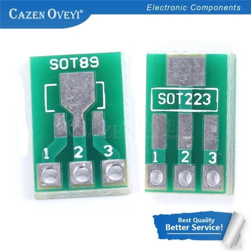 20pcs SOT89 SOT223 to DIP PCB Adapter Board DIP Pin Pitch Converter Kit In Stock