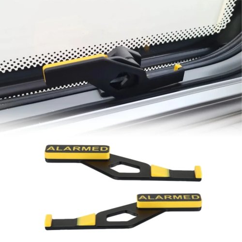 ชุดล็อกนิรภัยหน้าต่างรถบ้าน 1 คู่ สำหรับ Polyplastic Polyfix รถพ่วงที่จับหน้าต่าง