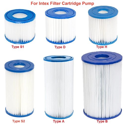 Фильтрующие картриджи для Intex PureSpa и фильтр-насоса - Тип S1/S2/D/H/A/B