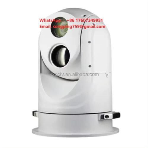 Bootgemonteerde 2-assige gyro-gestabiliseerde IP67 bi-spectrale PTZ thermische netwerkcamera