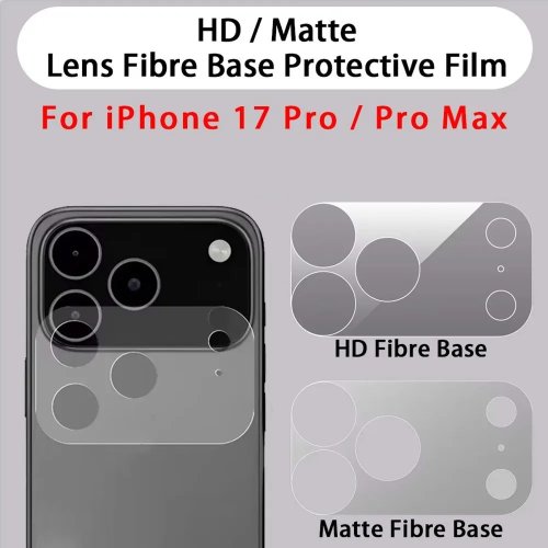 Матовая защитная пленка для камеры HD, полное покрытие, антицарапина для iPhone 17, Air, 17 Pro Max