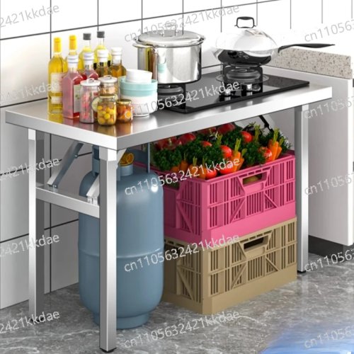 Bàn gấp kim loại chống nước, đa năng cho cắm trại và gia đình, tiết kiệm không gian, bàn ăn