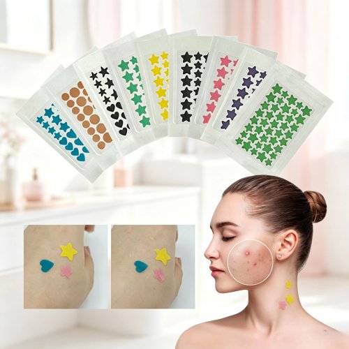 Waterproof Acne Pimple Patches, Invisible Blemish Spot Stickers for Face, Skin Care Tool