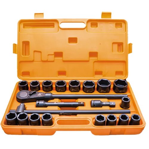 Professionelles Hand-Steckschlüssel-Set, 21-in-1 mechanisches Werkzeugset, Reparaturwerkzeug für Auto, Motorrad und Fahrrad