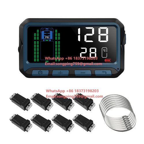 TPMS Цифрова система контролю тиску в шинах з внутрішнім датчиком 199Psi для автобудинків вантажівок причепів автобусів 36 коліс безпосередньо з заводу