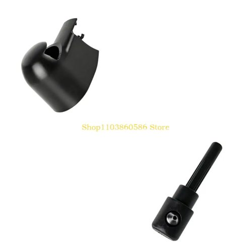 242A Black ABS Wiper Arm Washer Jet Nozzle Cover Cap for Vehicles