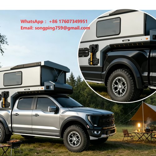 Camper pour Pickup 4x4 - Caravane Pliable, Légère avec Suspension Indépendante, Pour 4 Personnes - Vente en Gros