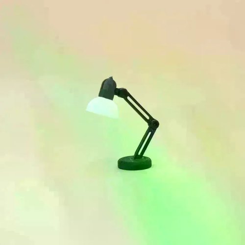 1/12 Scale Dollhouse Miniature Desk Lamp & Bedside Lamp, Toy Furniture Decoration