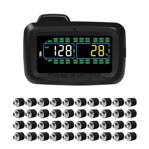 Inteligentny bezprzewodowy system monitorowania ciśnienia w oponach (TPMS) dla ciężarówek i autobusów 6-40 kół – Ekskluzywny cross-border