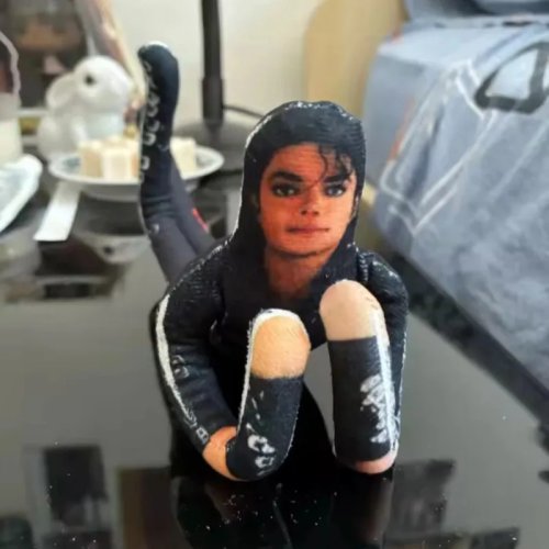 2026 New Michael Jackson Plush Doll Cosplay Prop Figure with Movable Joints, Room Decor Gift